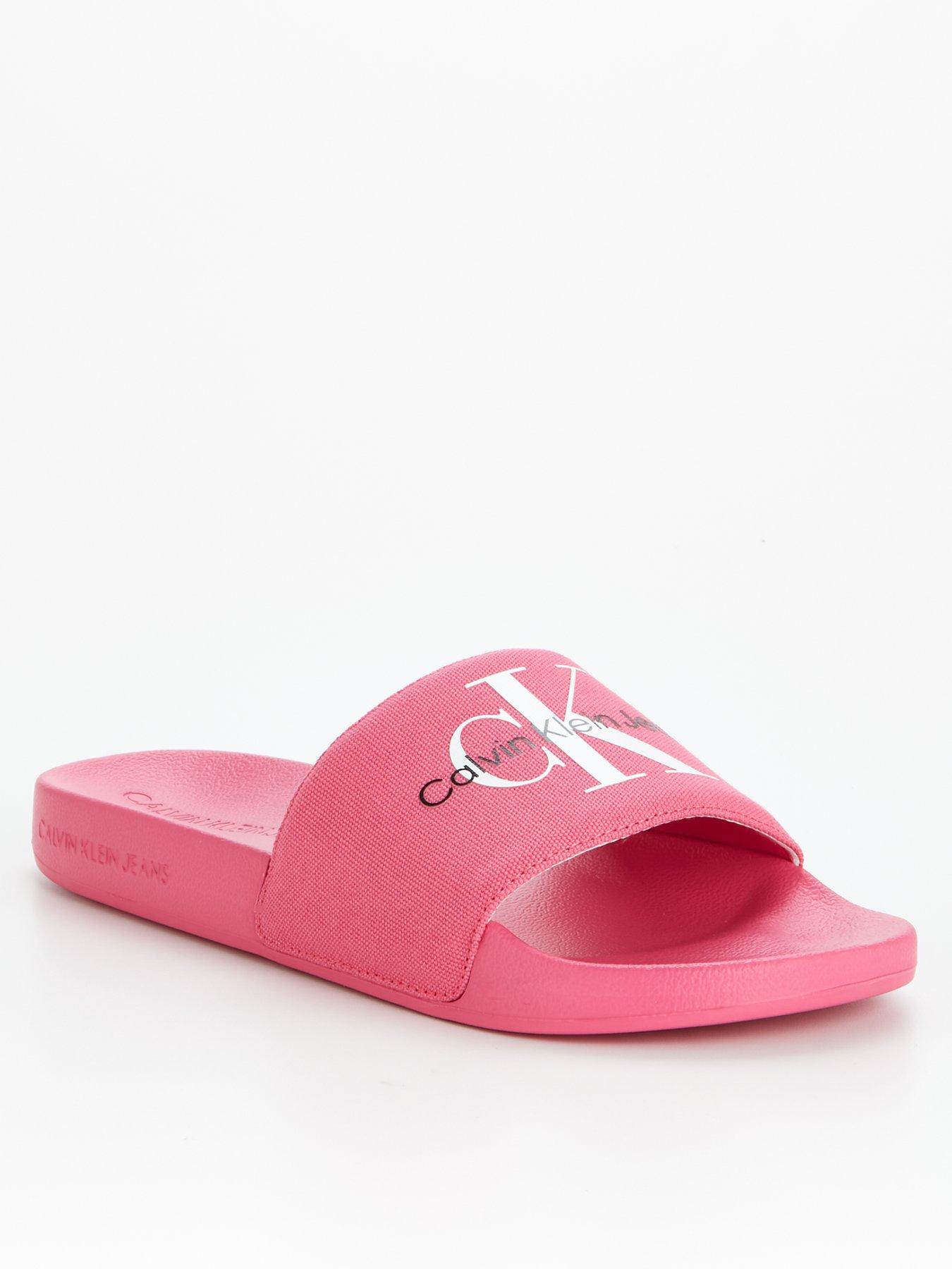 calvin-klein-jeans-monogram-slide-pink