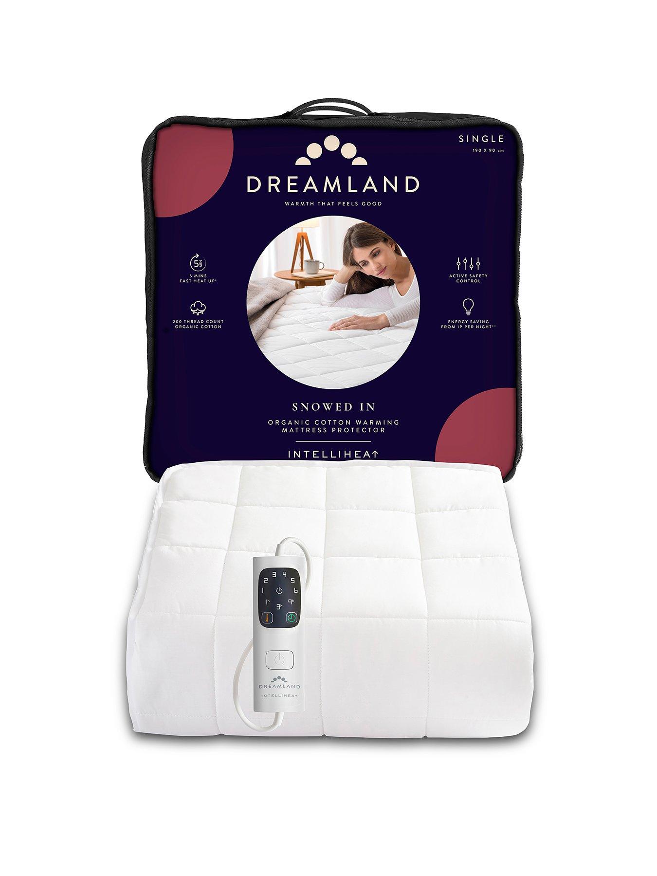 undefined Snowed In Cotton Electric Mattress Protector