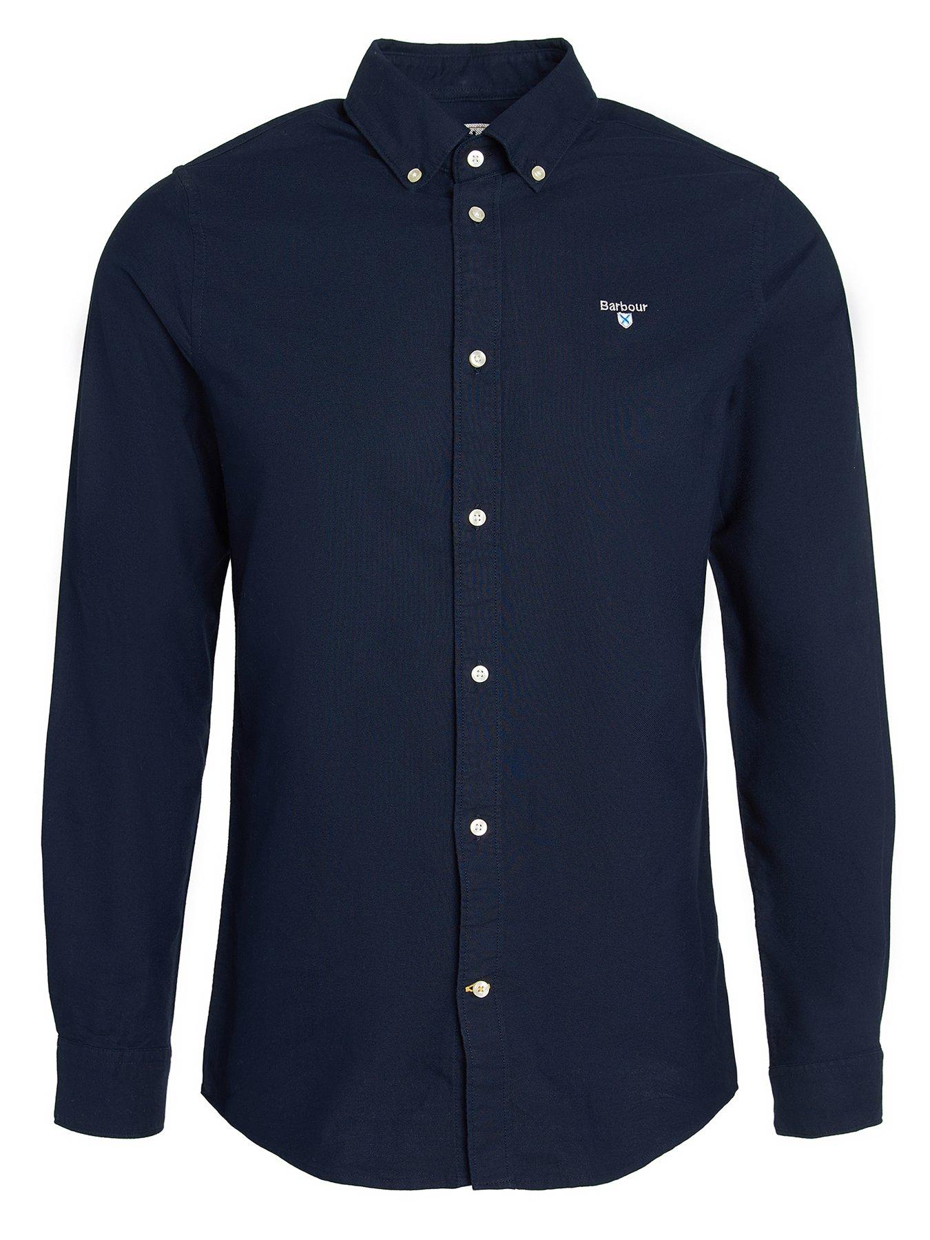 Image 5 of 5 of Barbour Oxford 3 Tailored Fit Shirt - Navy