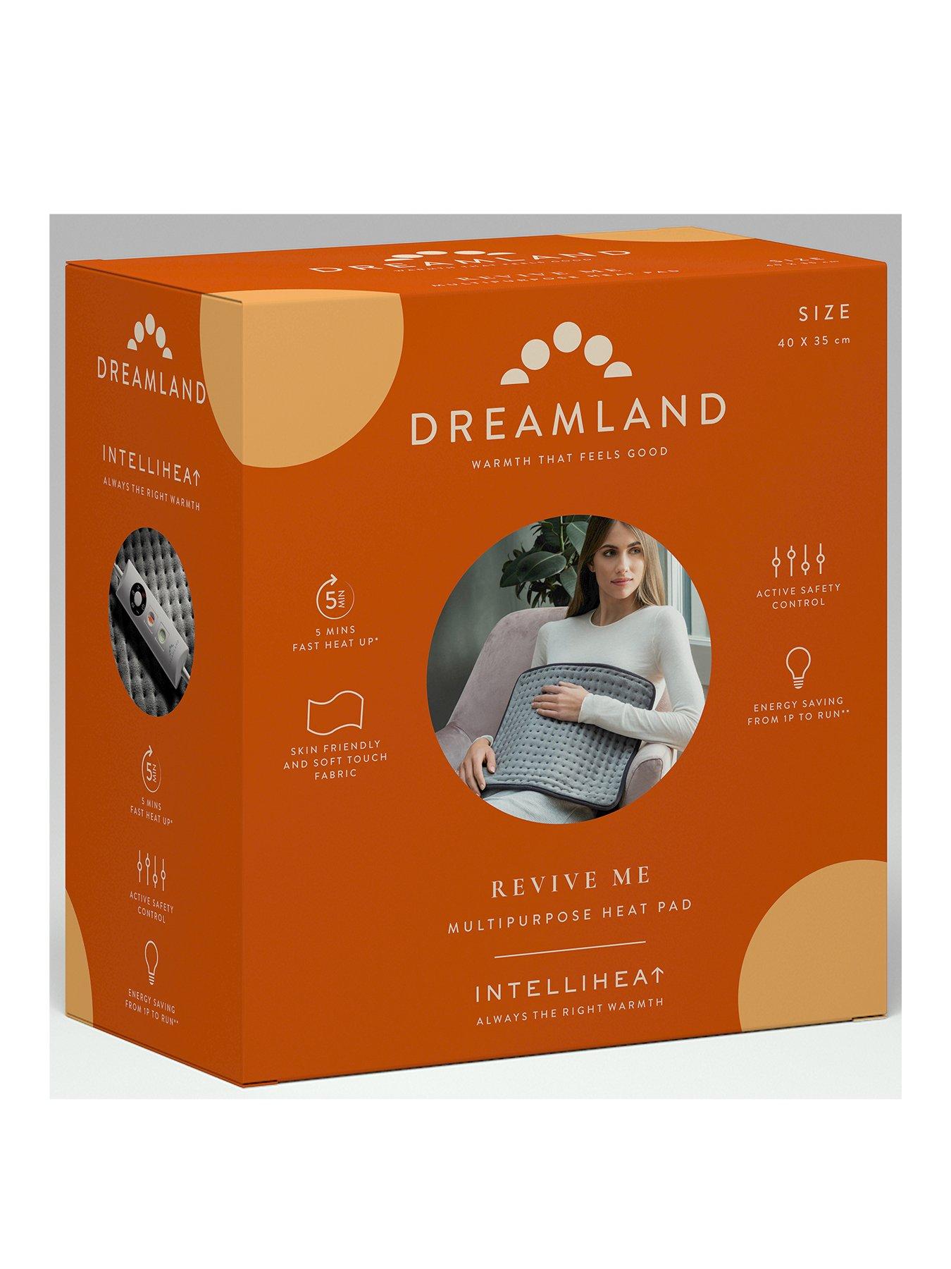 front image of dreamland-revive-me-heat-pad-white