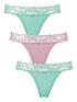  image of boux-avenue-mf-lace-thong-3-pack-mint-mix