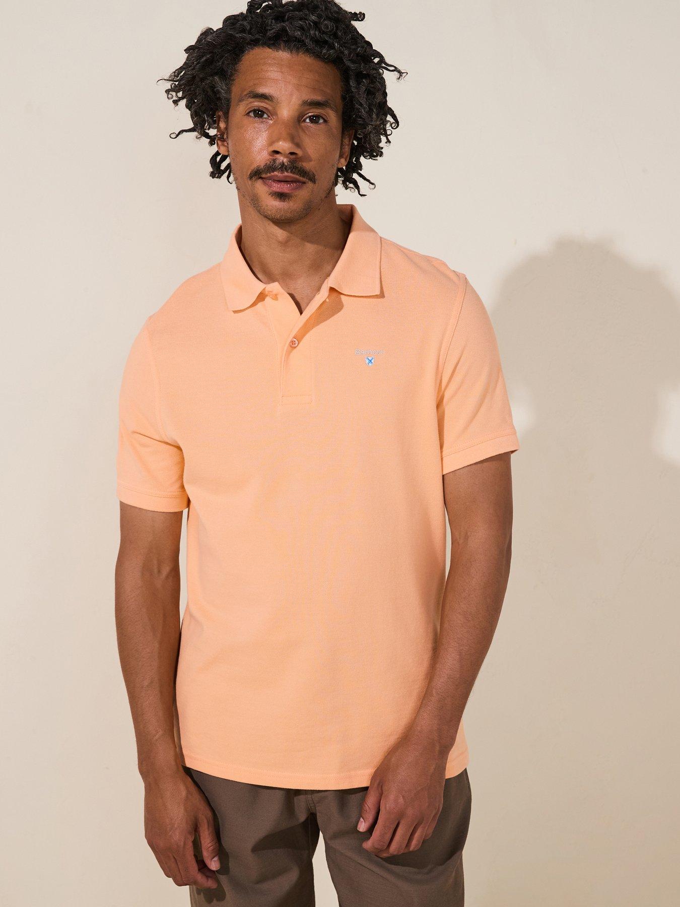 barbour-sports-polo-shirt-orange