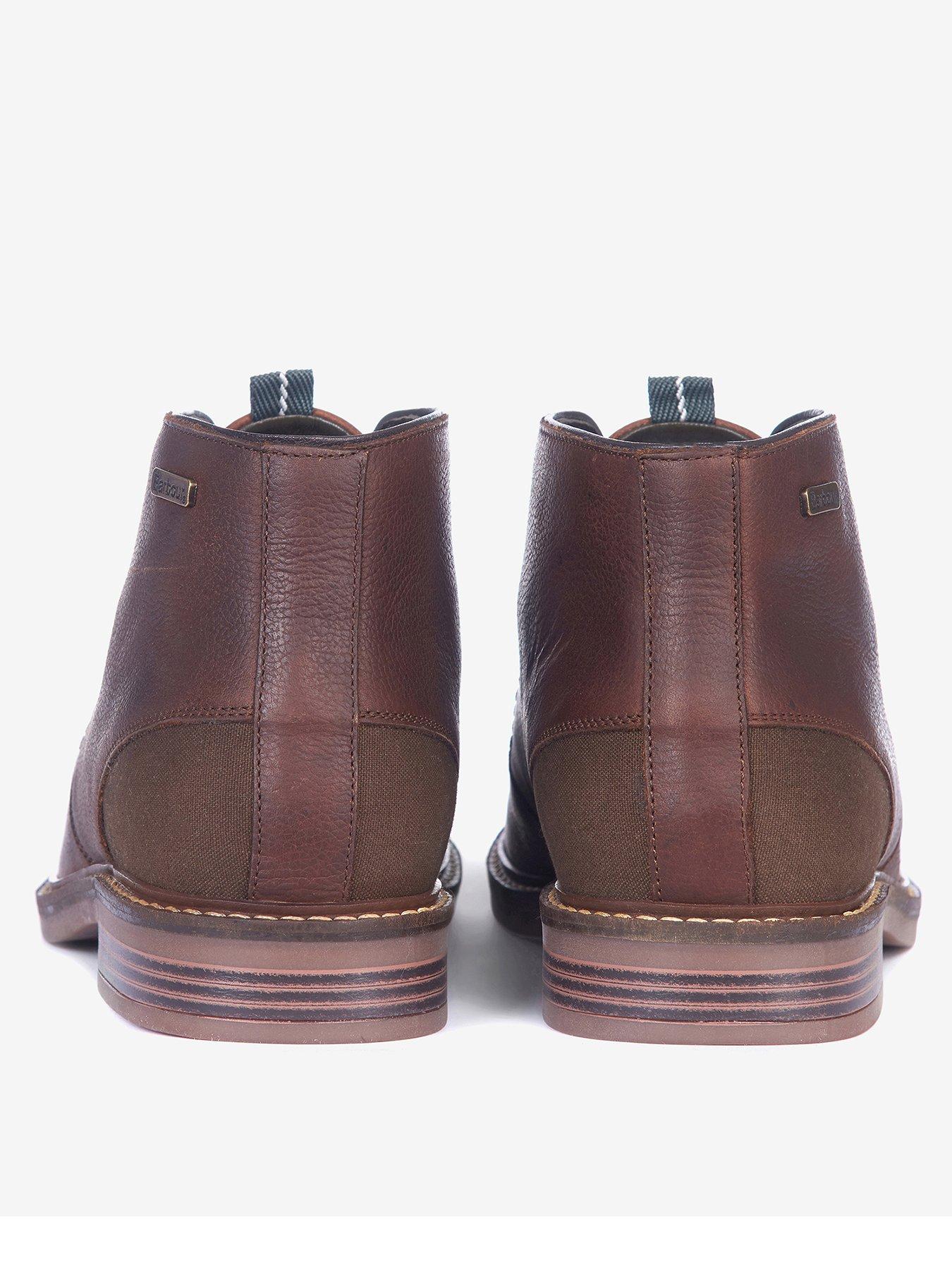  image of barbour-readhead-leather-boots-brown