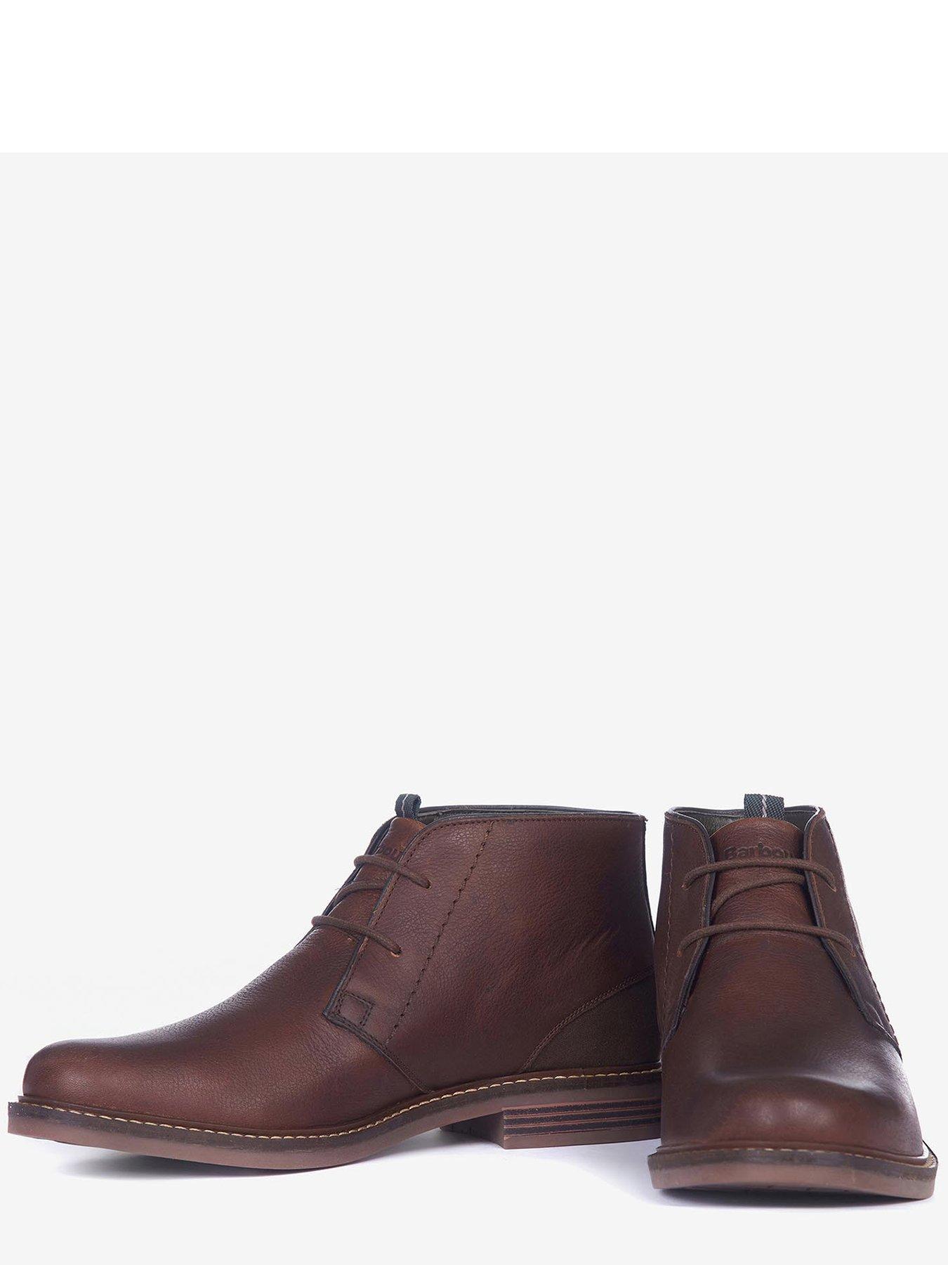  image of barbour-readhead-leather-boots-brown