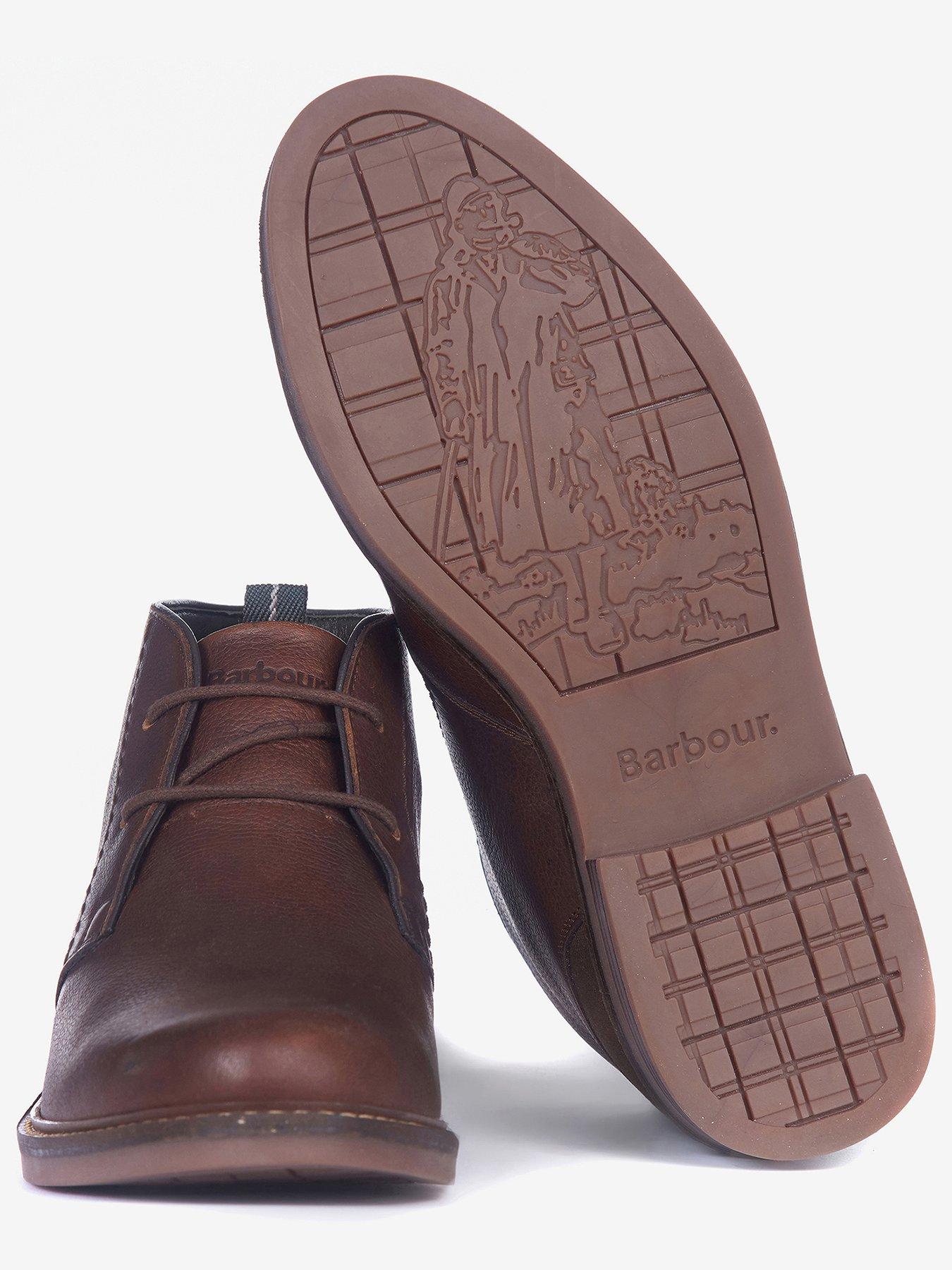  image of barbour-readhead-leather-boots-brown