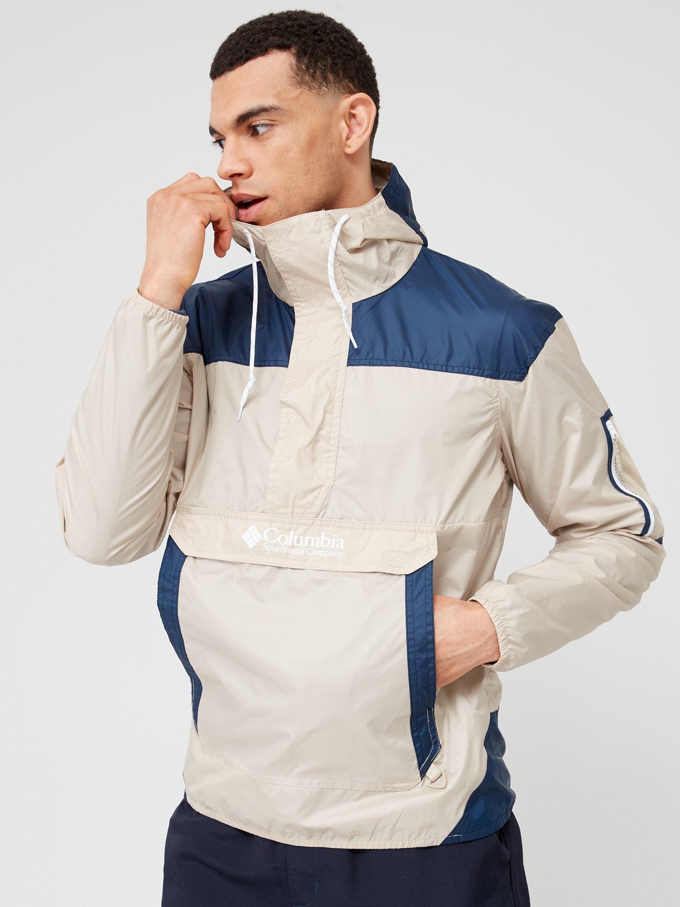 Columbia Challenger Pull Over Windbreaker Beige littlewoods