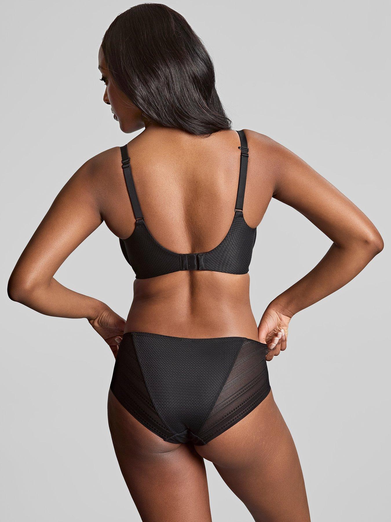  image of panache-serene-black-wired-full-cup-bra