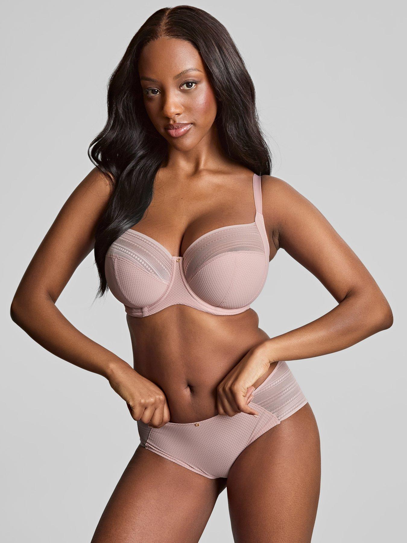  image of panache-serene-vintage-pink-wired-full-cup-bra