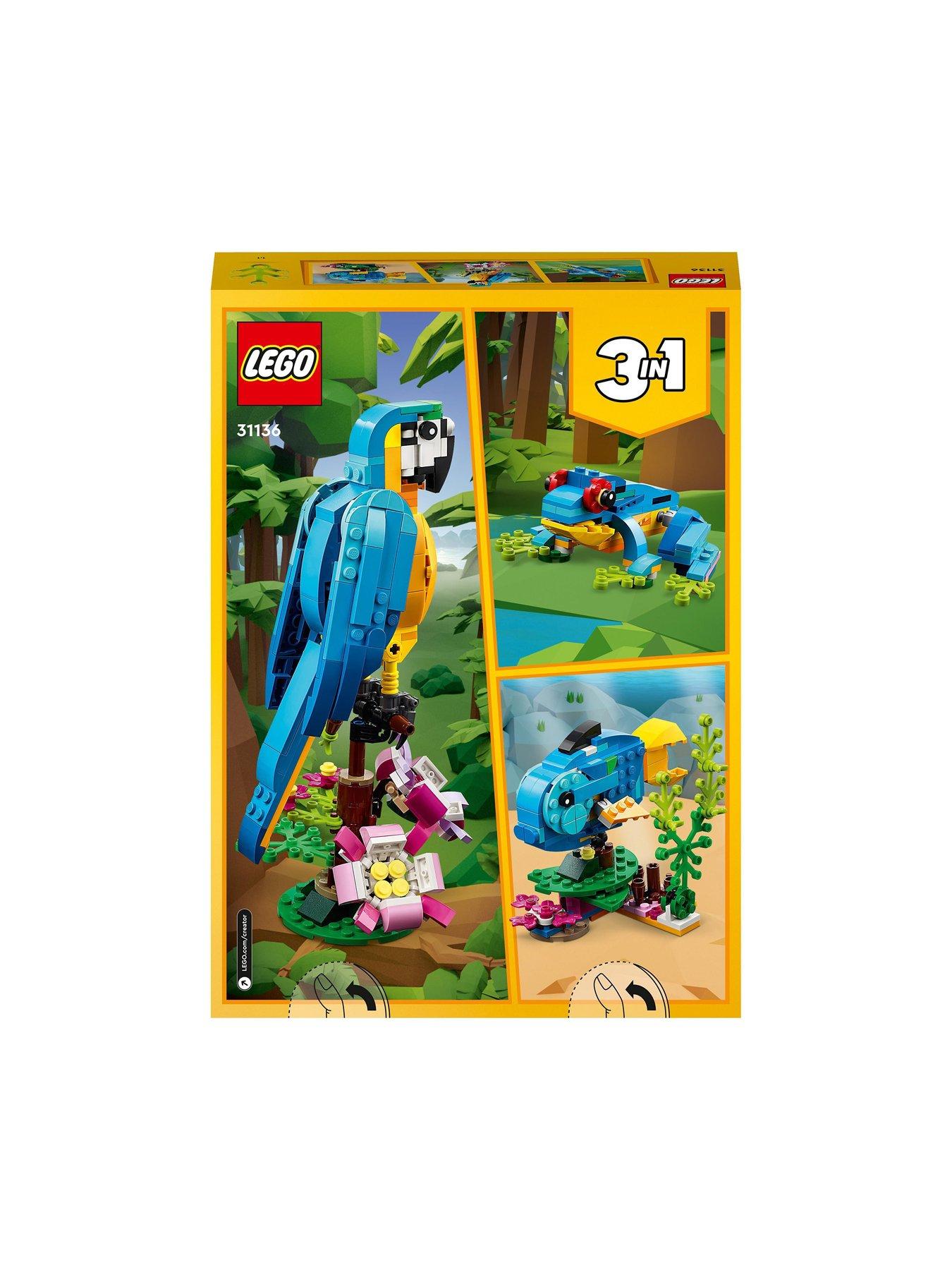 Image 7 of 8 of LEGO Creator Exotic Parrot Toy Set 31136
