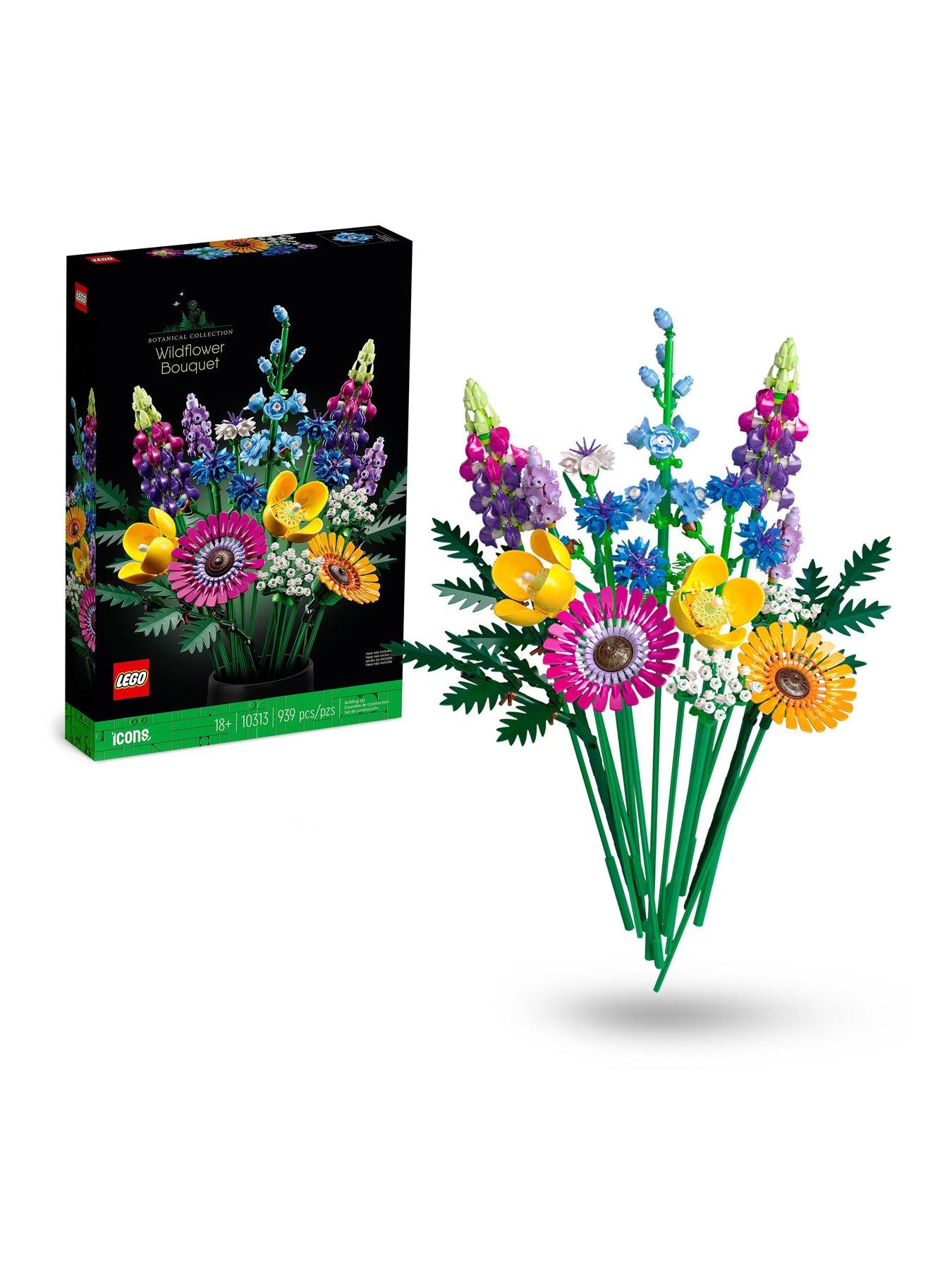 460 Pcs Vase for Lego Flower Bouquet 10280 Vase Home Decoration