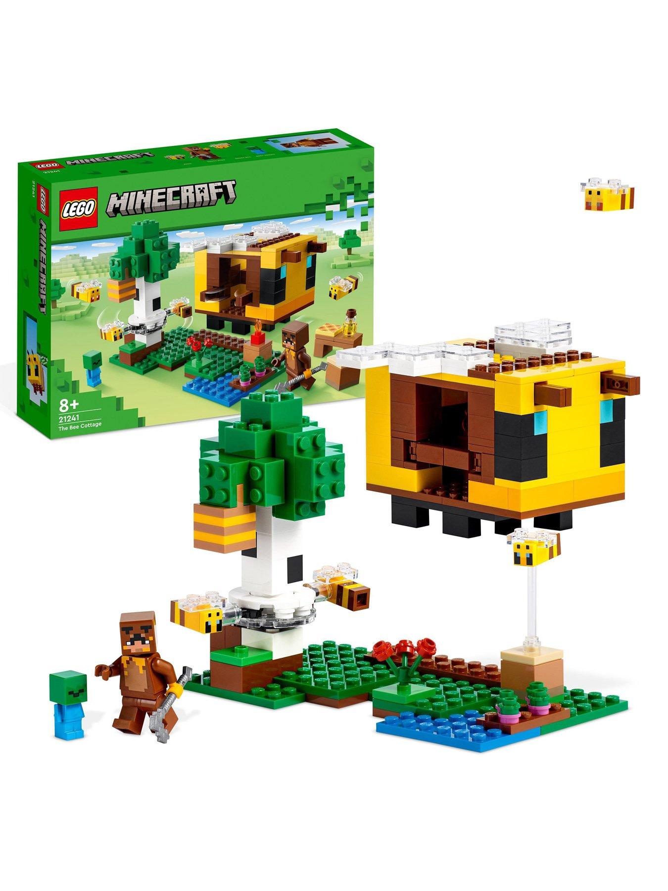 LEGO Minecraft The Bee Cottage Building Toy 21241 littlewoods