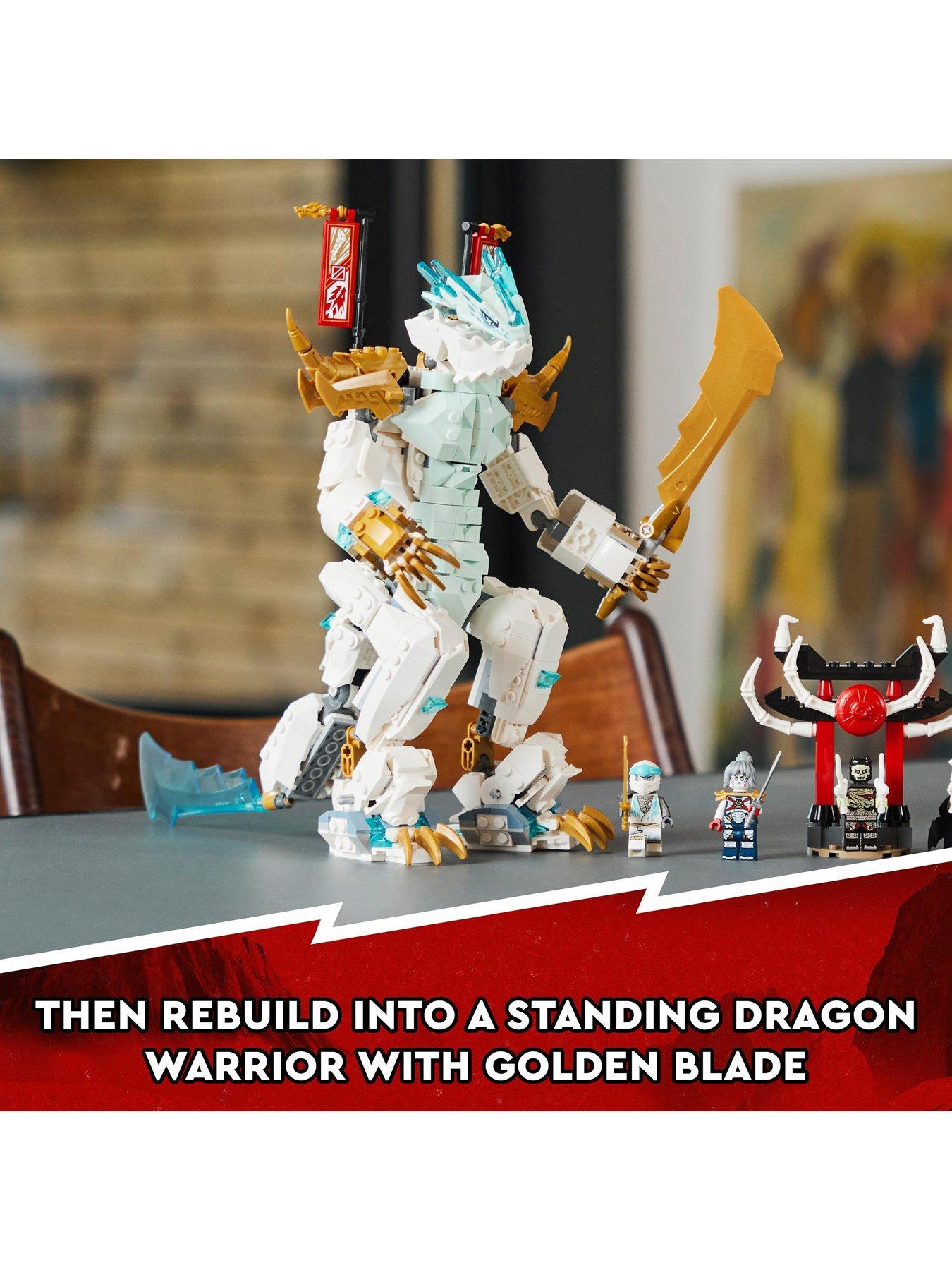  image of lego-ninjago-zanersquos-ice-dragon-creature-toy-71786