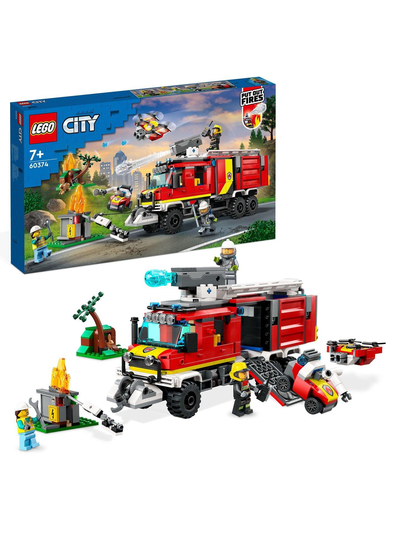 LEGO City Fire Command Unit Truck Toy 60374
