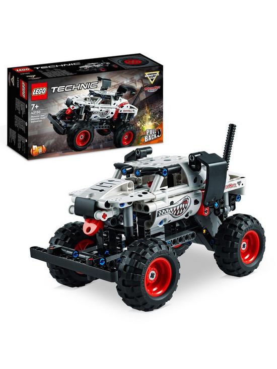 front image of lego-technic-monster-jam-monster-mutt-dalmatian-42150