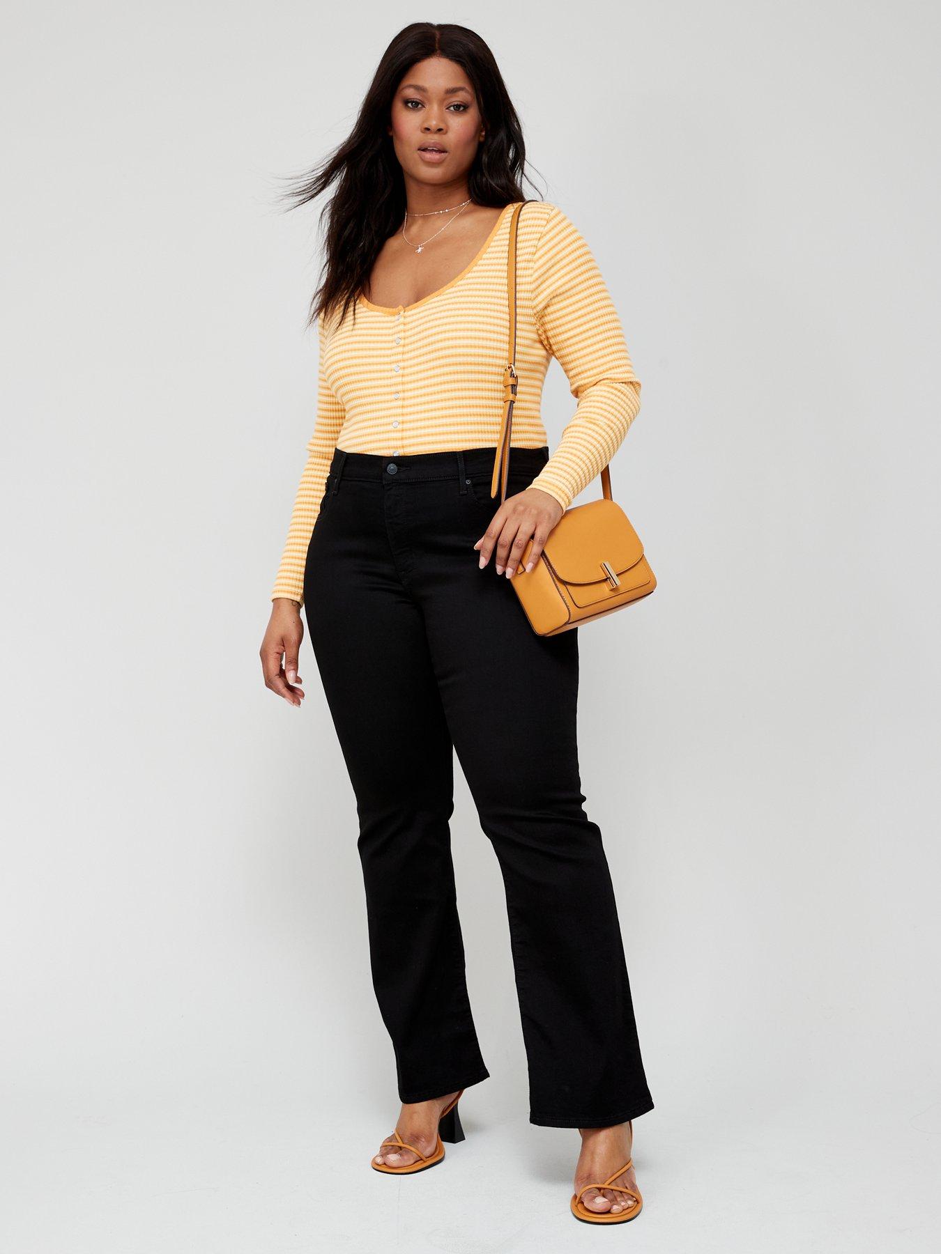 Levi s Plus Plus 315 Shaping Bootcut Jean Black littlewoods