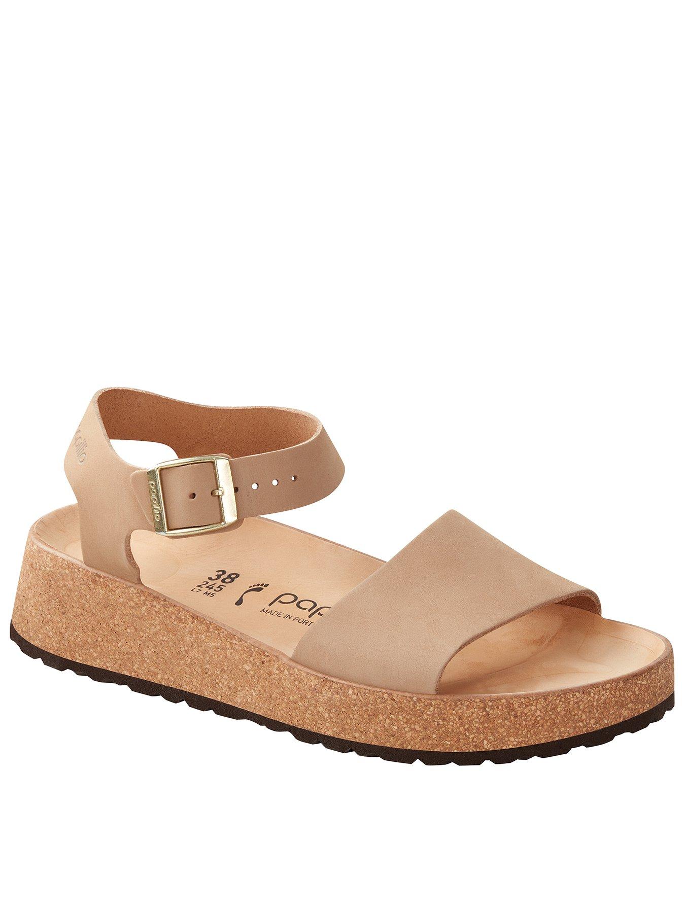 Birkenstock Glenda Nubuck Sandal - Sand