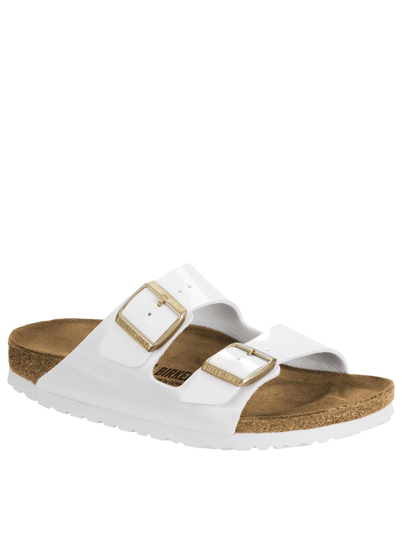  image of birkenstock-arizona-birko-flor-sandal-white