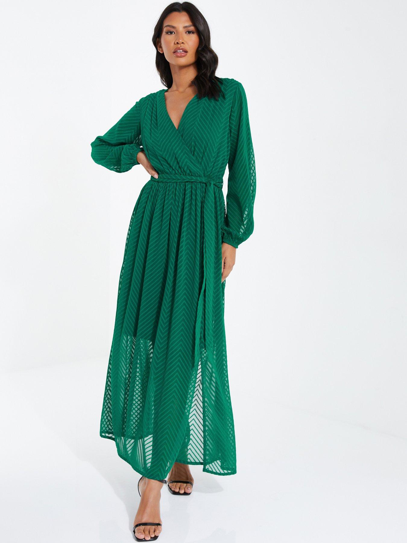 Quiz Chiffon Zig Zag Maxi Dress | littlewoods.com