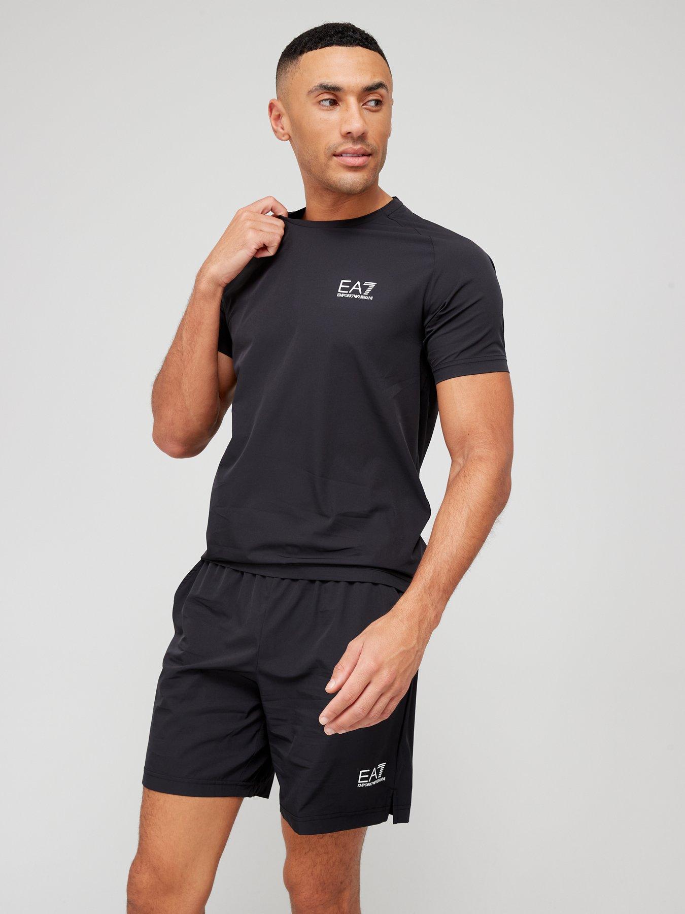 Ea7 black shorts online