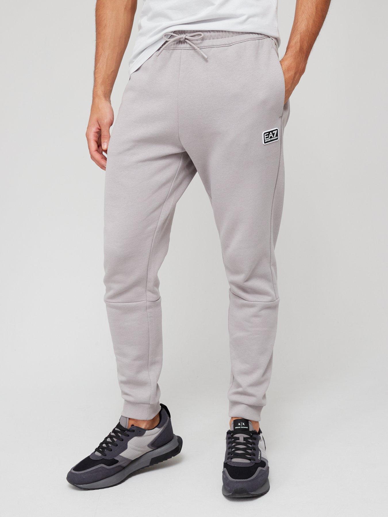 Armani tracksuit bottoms clearance grey