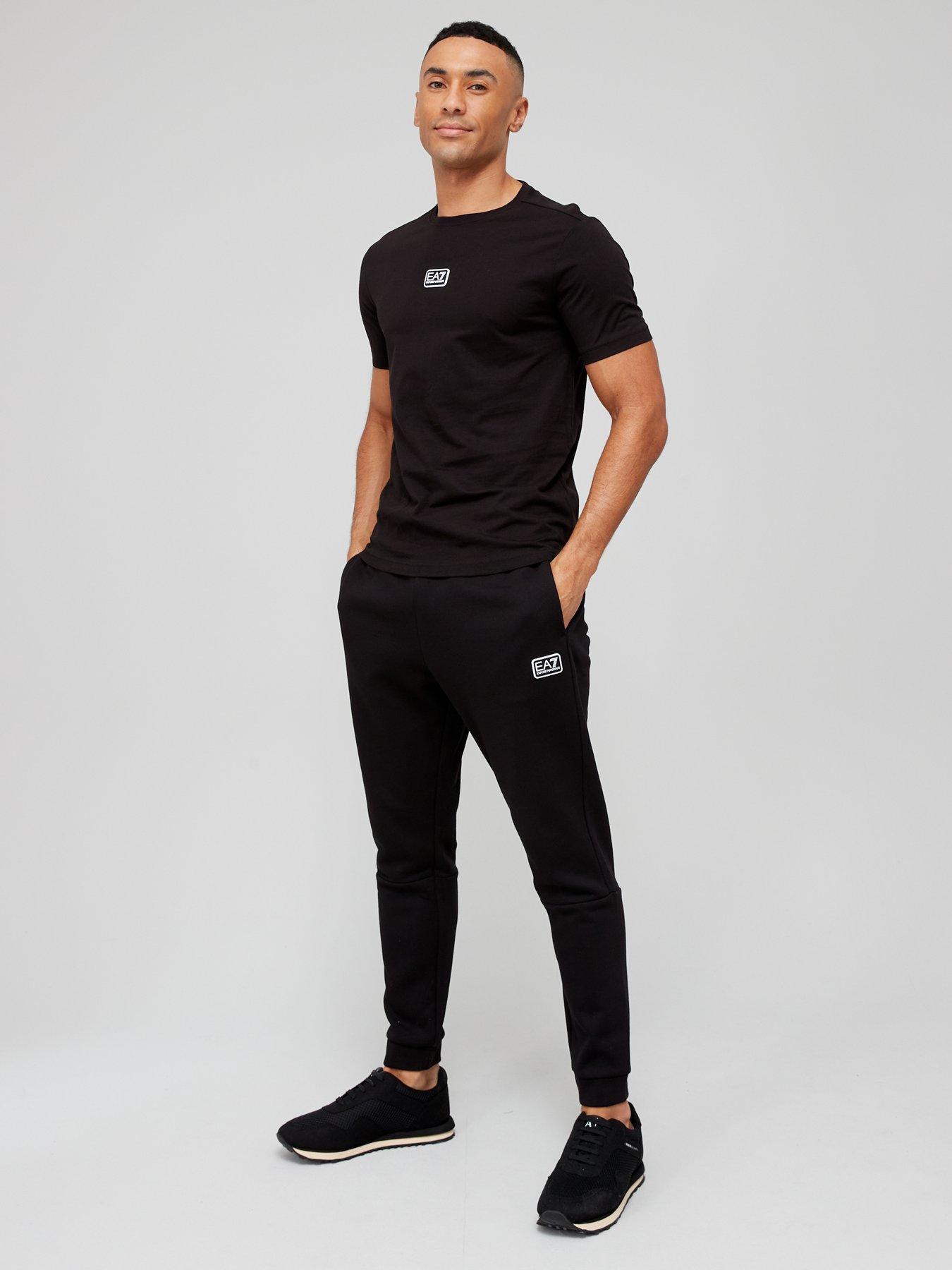 Ea7 core fleece joggers hot sale