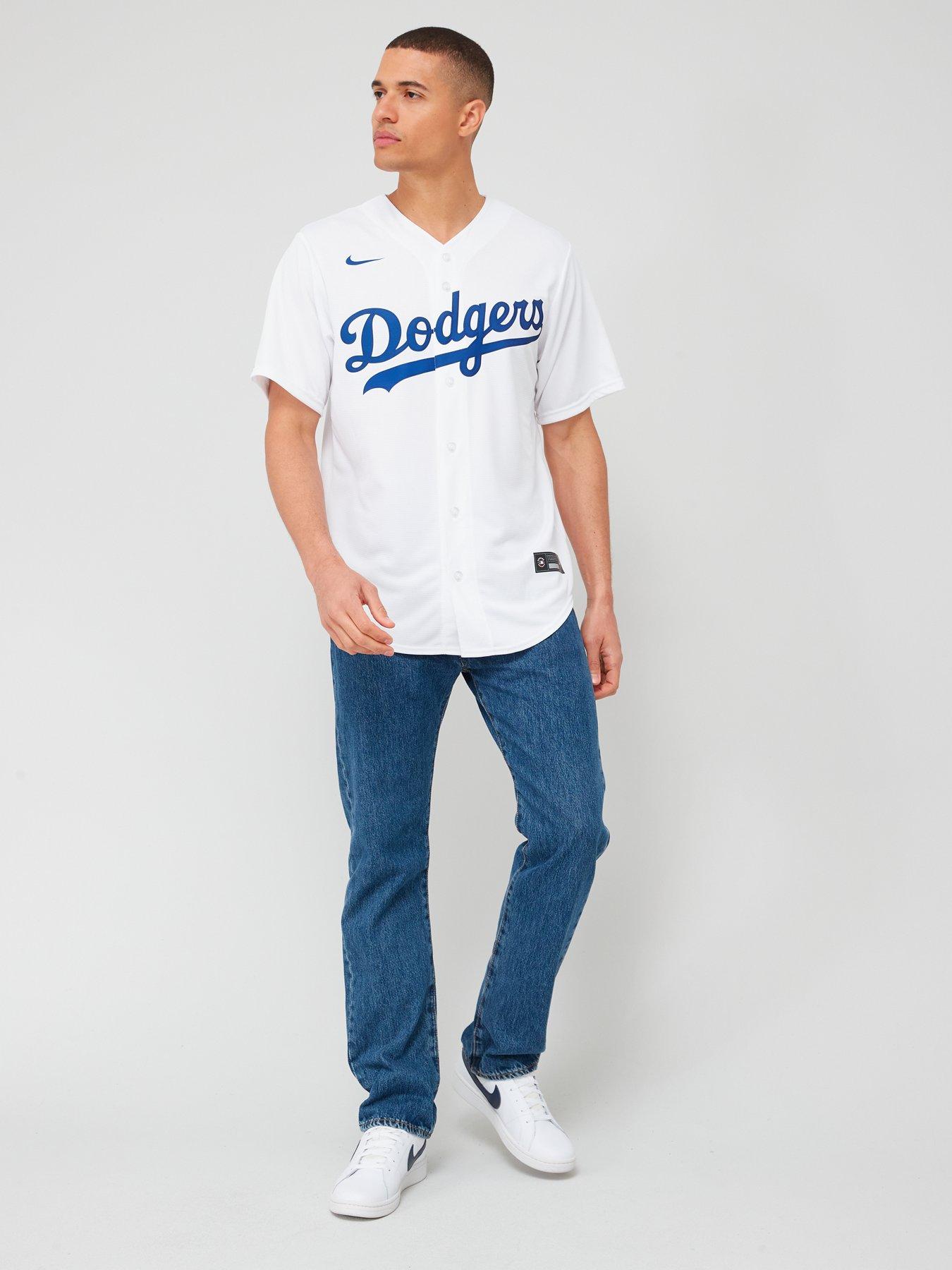 Fanatics La Dodgers Nike Replica Home Jersey - White