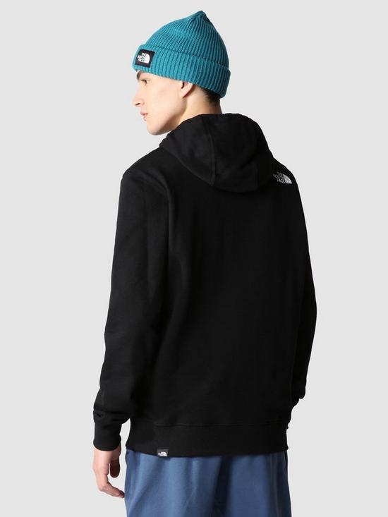 stillFront image of the-north-face-simple-dome-hoodie-black