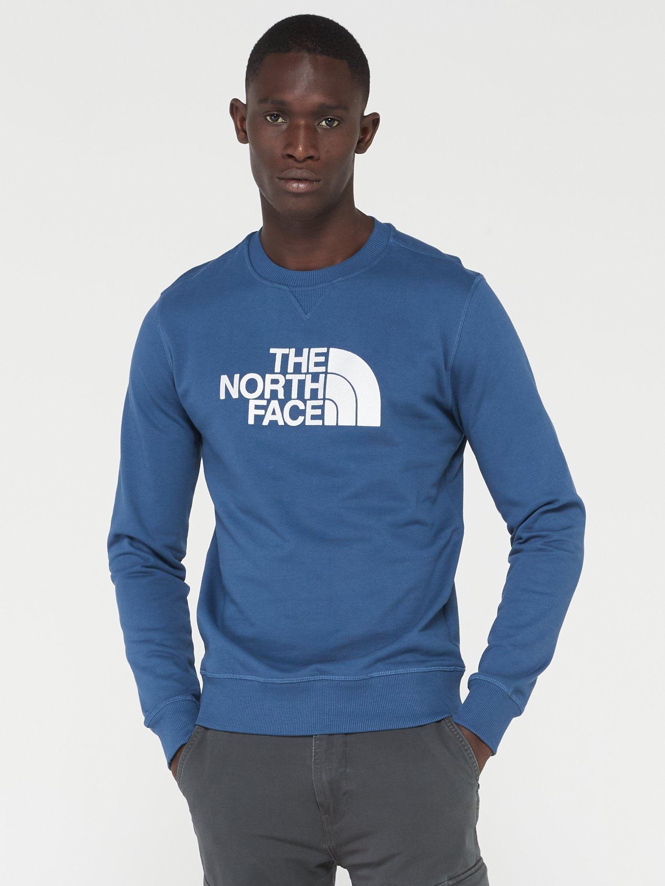 THE NORTH FACE Drew Peak Crew Neck Sweatshirt Navy littlewoods