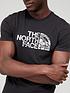  image of the-north-face-short-sleeve-woodcut-dome-t-shirt-black