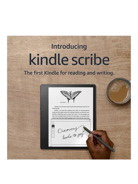 front image of amazon-kindle-scribe-the-first-kindle-for-reading-and-writing-with-a-102-inch-300-ppi-paperwhite-display-includes-premium-pen