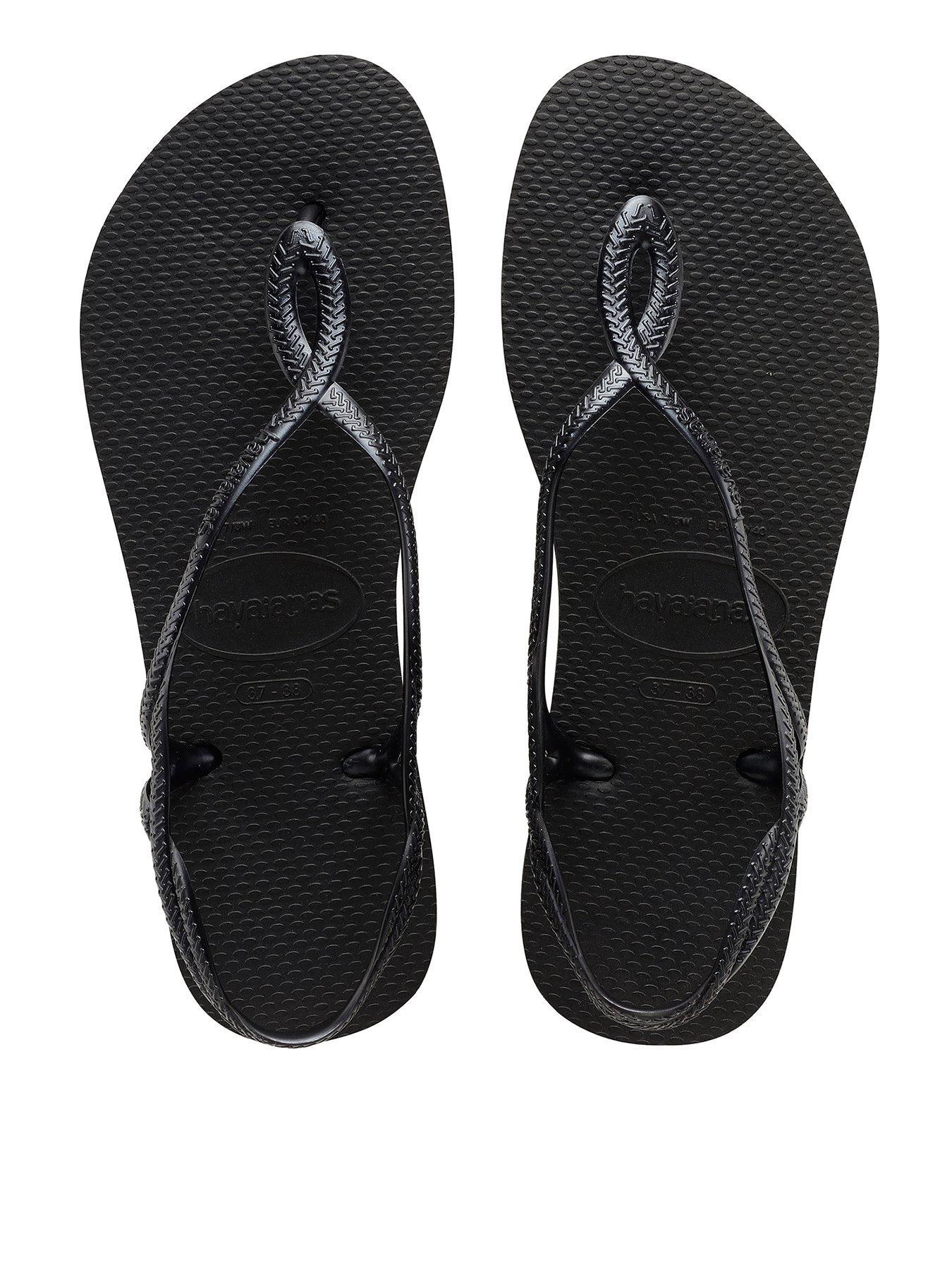 Havaianas Luna Sandals - Black