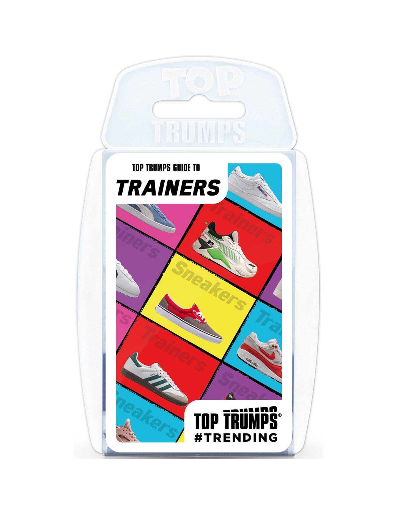 image of top-trumps-guide-to-trends-of-trainers-card-game