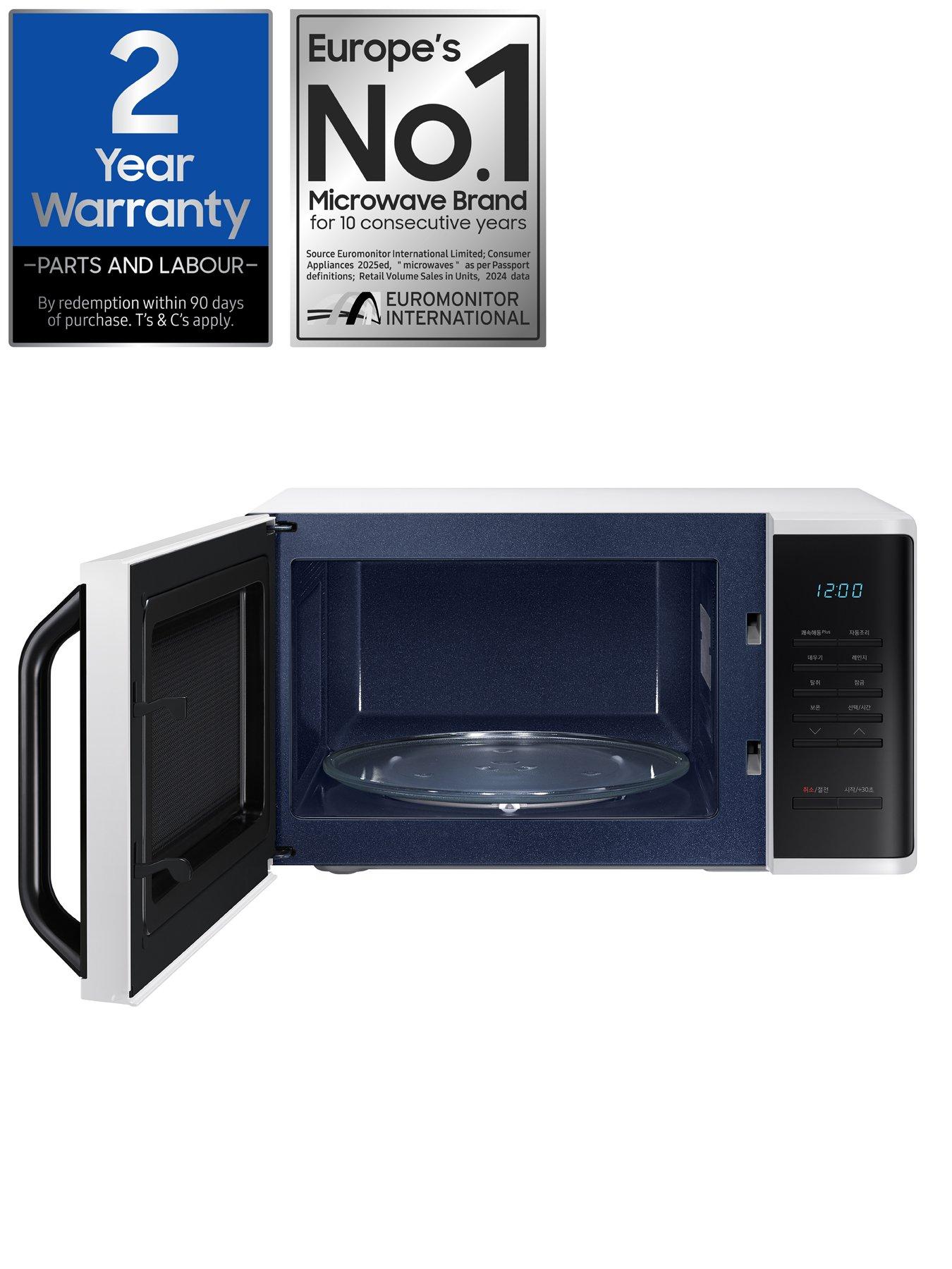 Image 2 of 8 of Samsung MS23K3513AW/EU Solo 23-Litre Microwave with Quick Defrost - White