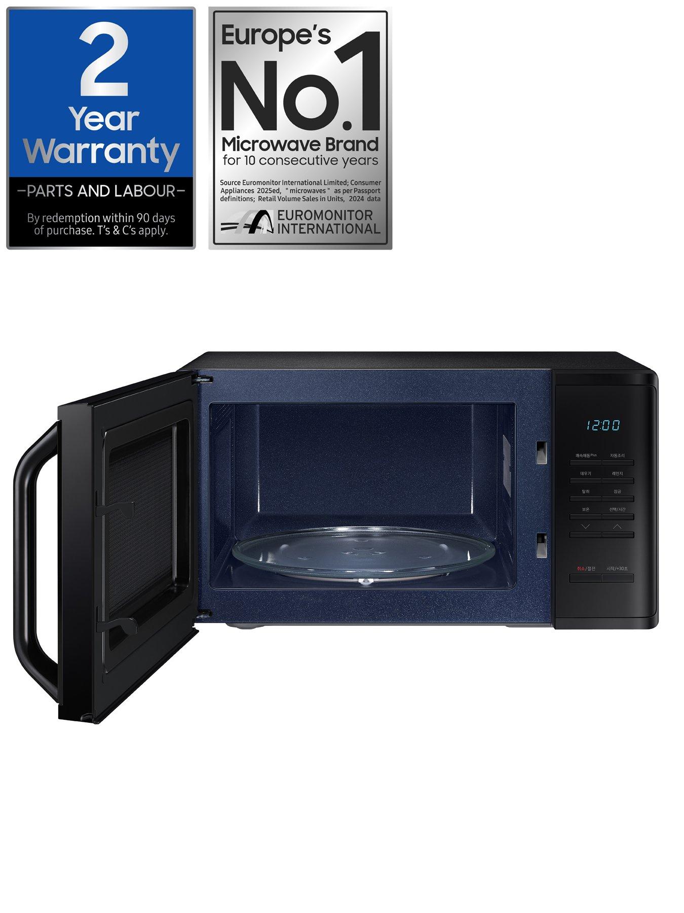 Image 2 of 8 of Samsung MS23K3513AK/EU 23 -Litre Solo Microwave with Quick Defrost - Black