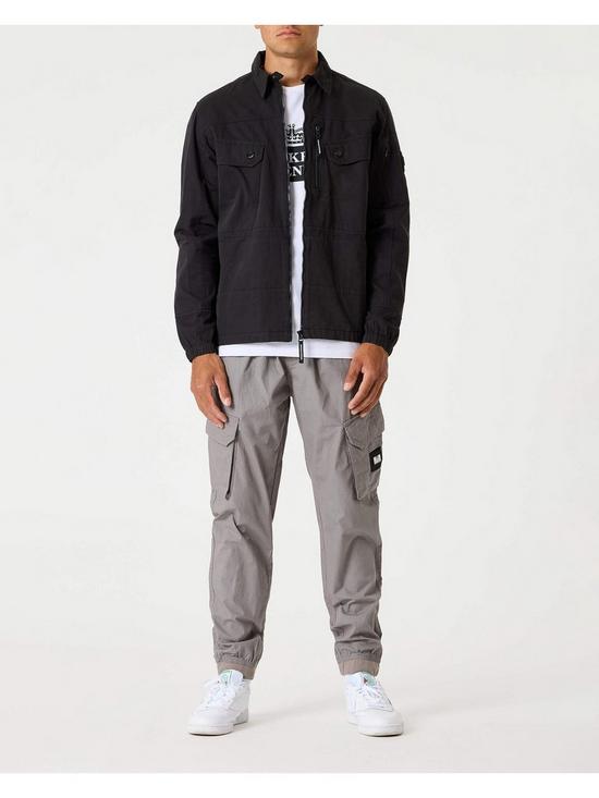 stillFront image of weekend-offender-pianamo-cargo-pant-drizzle-grey
