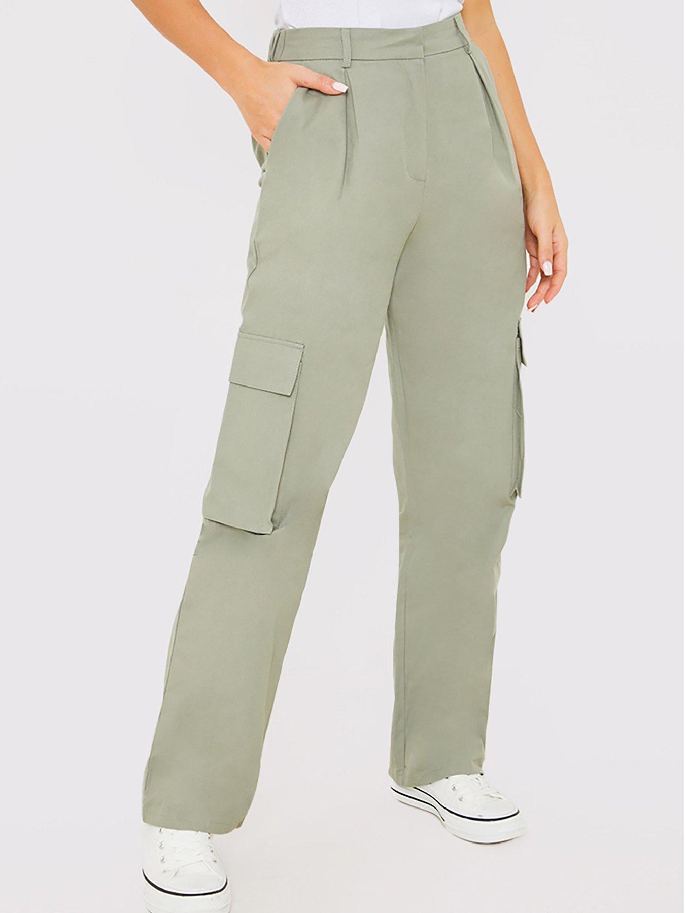 in-the-style-perrie-sian-khaki-cargo-trousers-with-pocket-detail