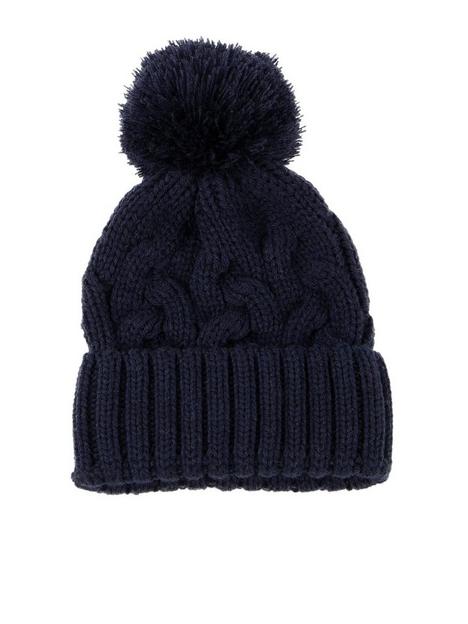 totes-chunky-knit-hat-navy