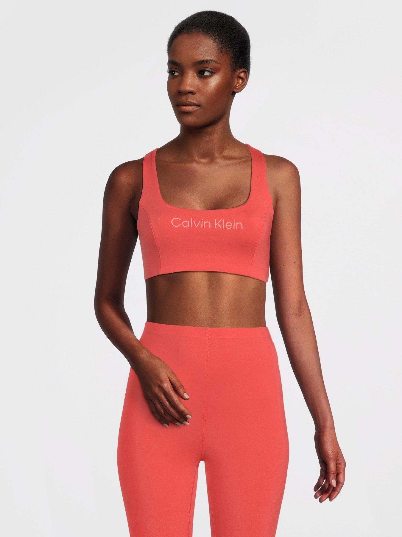 Calvin klein deals sports bra performance