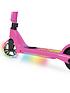  image of zinc-light-up-electric-starlight-scooter-pink