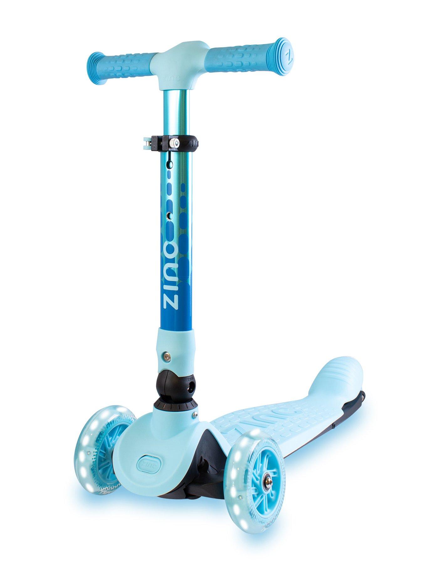  image of flyte-hy-pronbspzinc-three-wheeled-folding-flyte-scooter--nbspocean-blue
