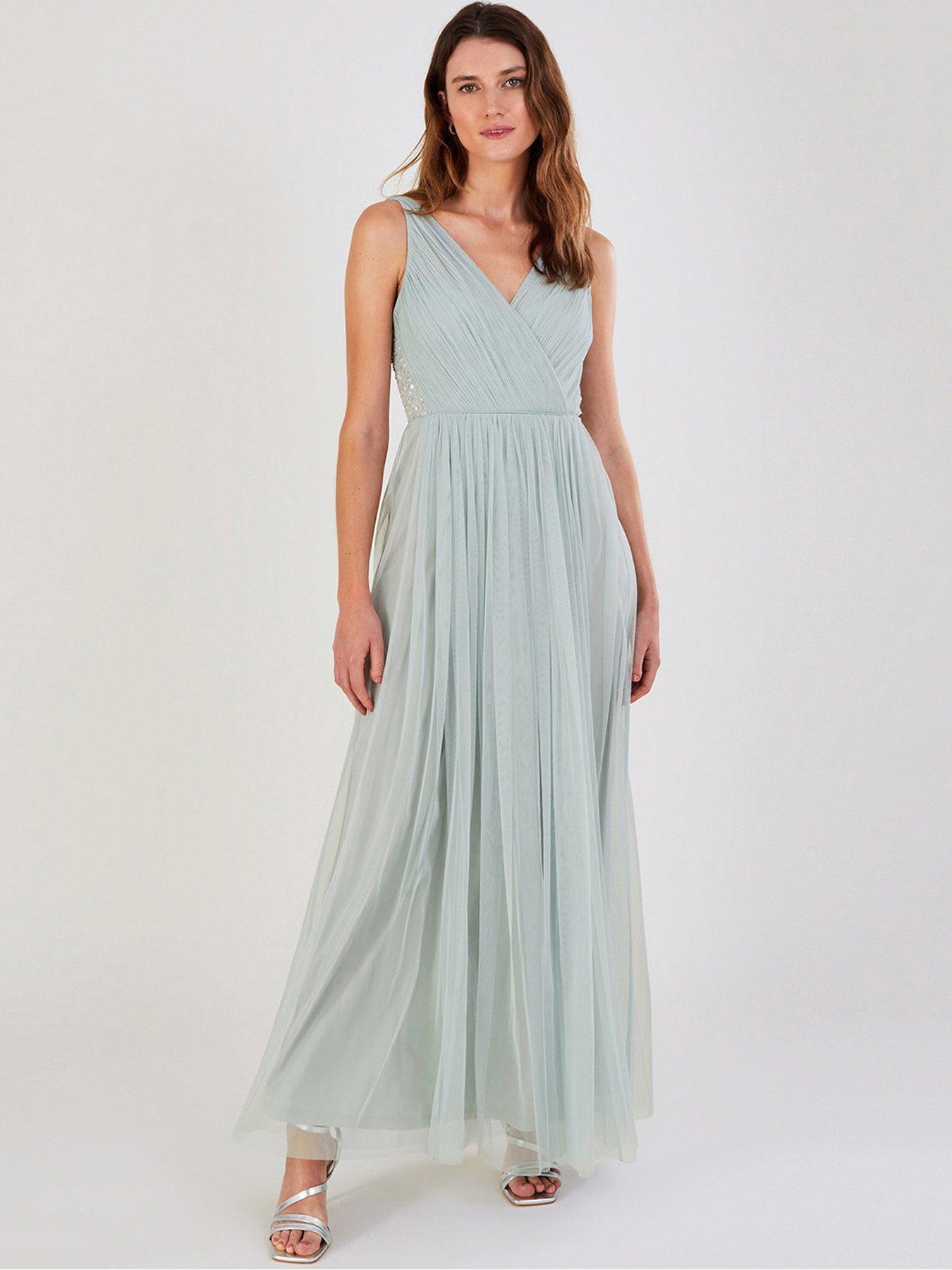 Monsoon green bridesmaid store dress