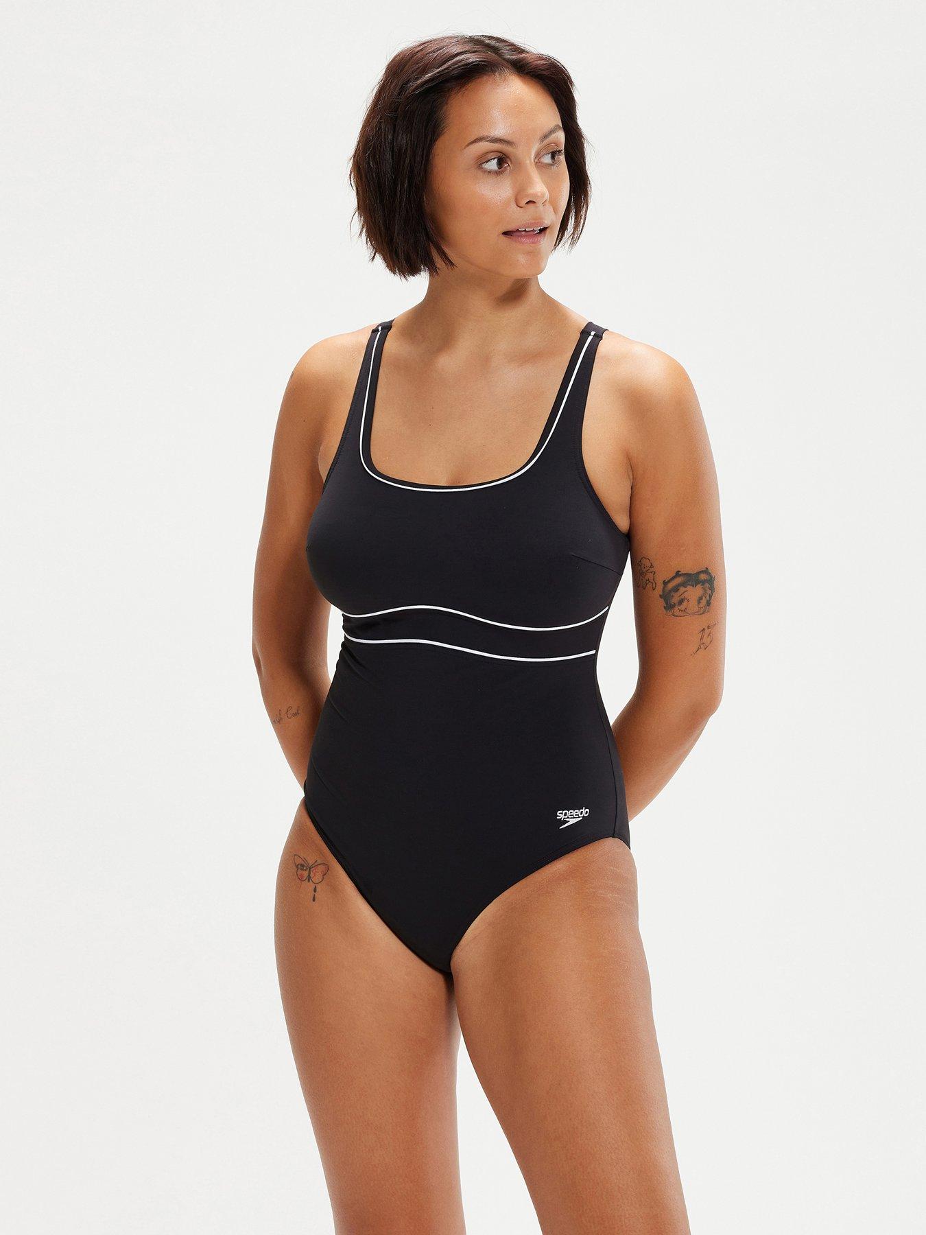 Buy Speedo Womens Amberglow Shaping One Piece Swimsuit with