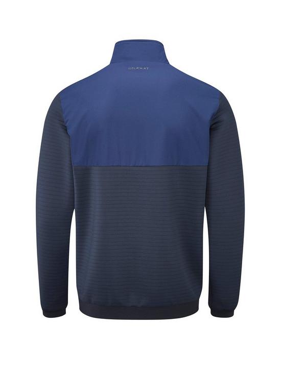stillFront image of stuburt-mens-golf-active-tech-lined-sweater-navy