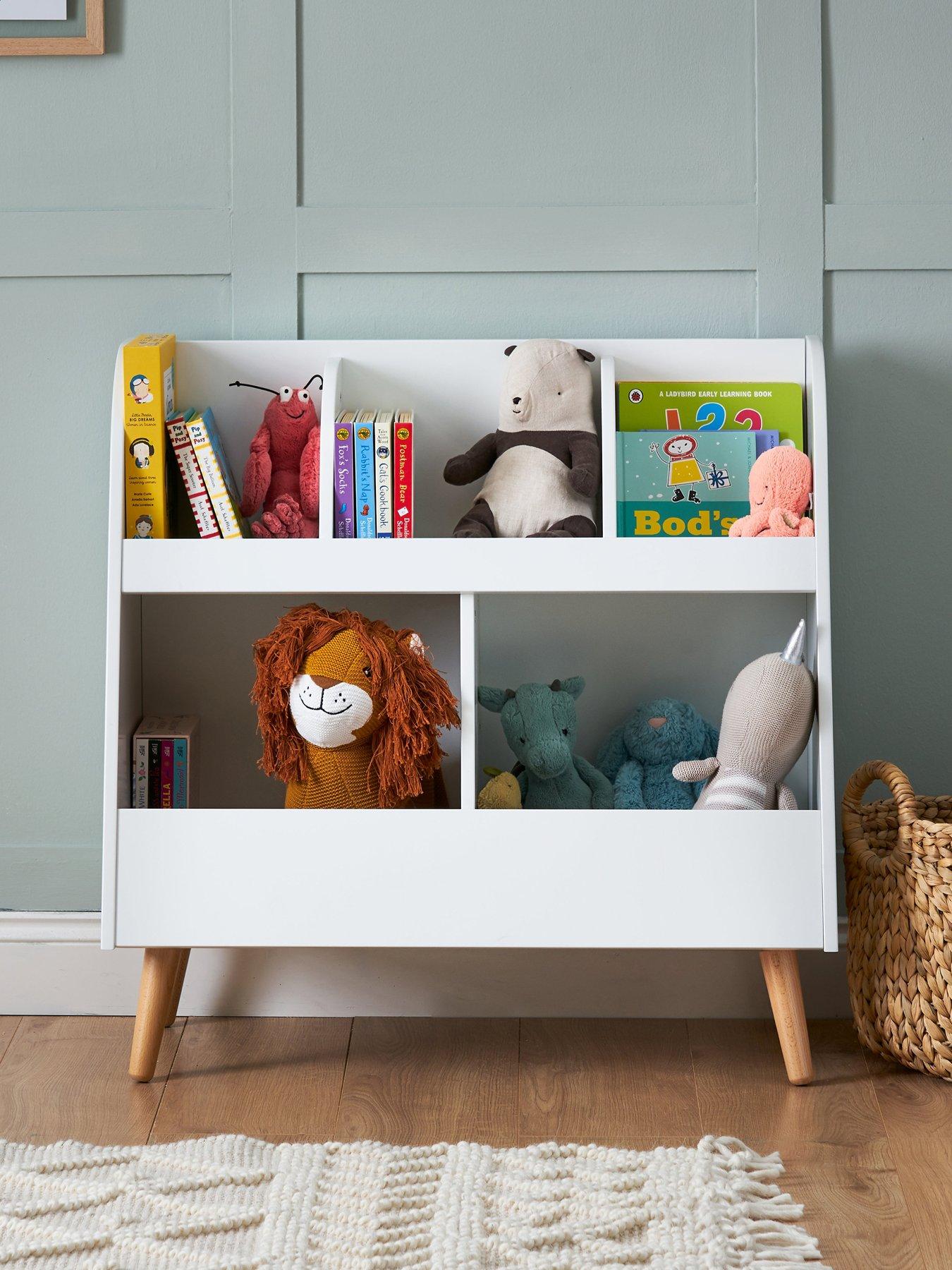 front image of obaby-maya-toy-storage-whitenatural