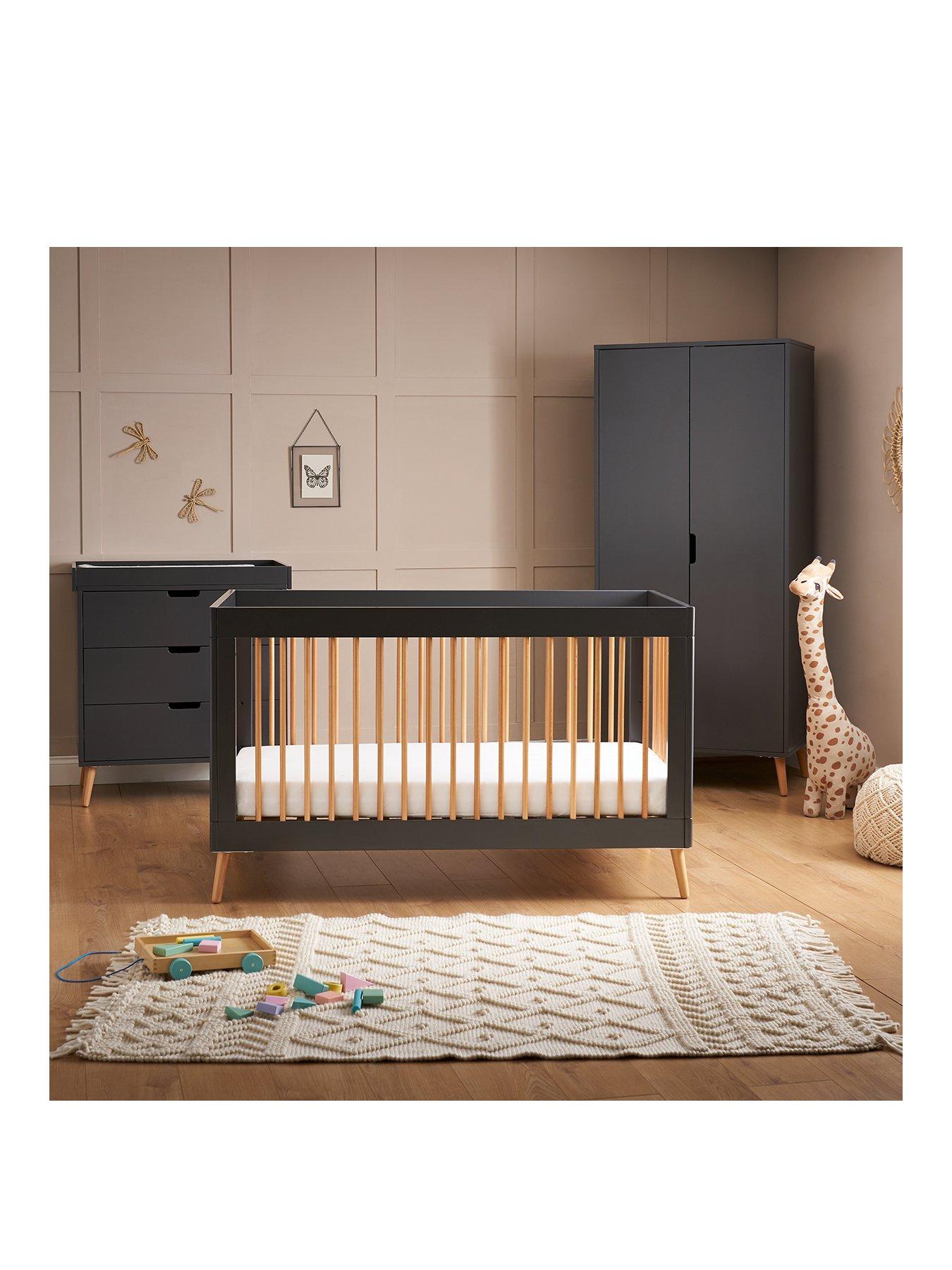 POLKA TOTS Elegant Wooden Rocking Cradle Baby Crib Cot / Kids