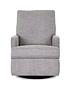  image of obaby-madison-swivel-glider-recliner-chair-pebble
