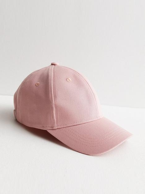 new-look-pink-plain-cap