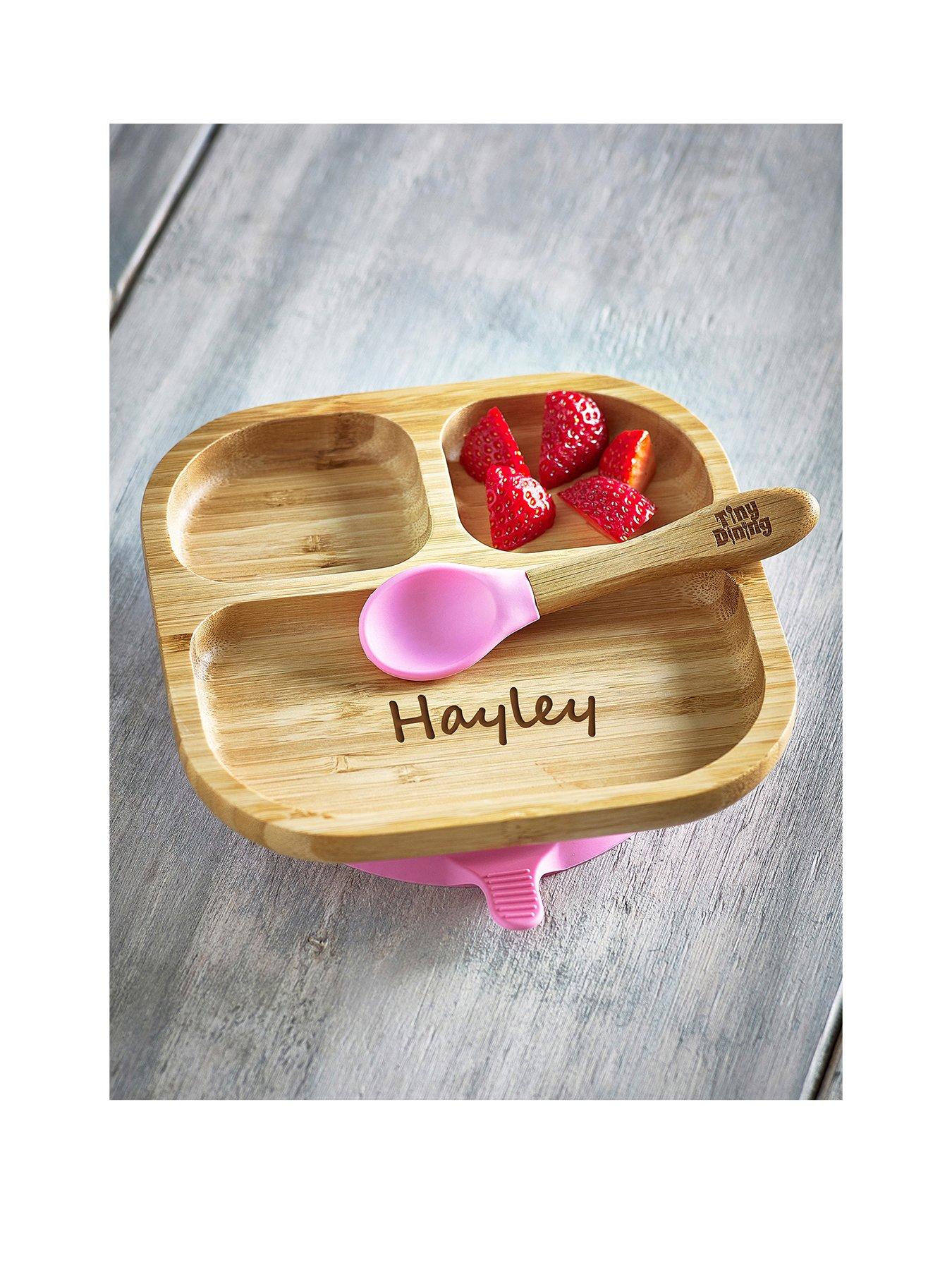 undefined Personalised Baby Dinner Plate  &  Spoon