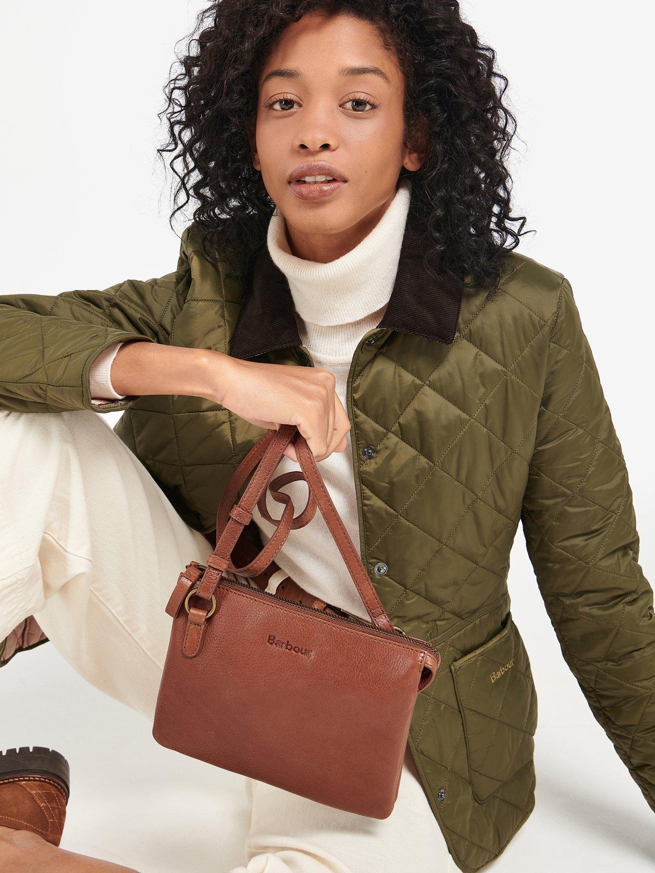  image of barbour-lochy-leather-crossbody-bag-brown