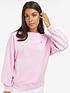  image of barbour-international-rossin-overlayer-sweatshirt-pink